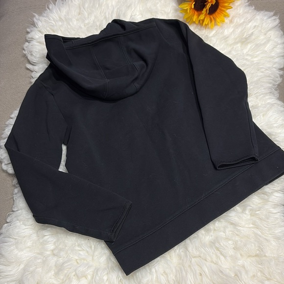 Old Navy Active Dynamic Fleece 4-Way Stretch Black Jacket Hoodie Kids Size M (8) - Picture 7 of 8